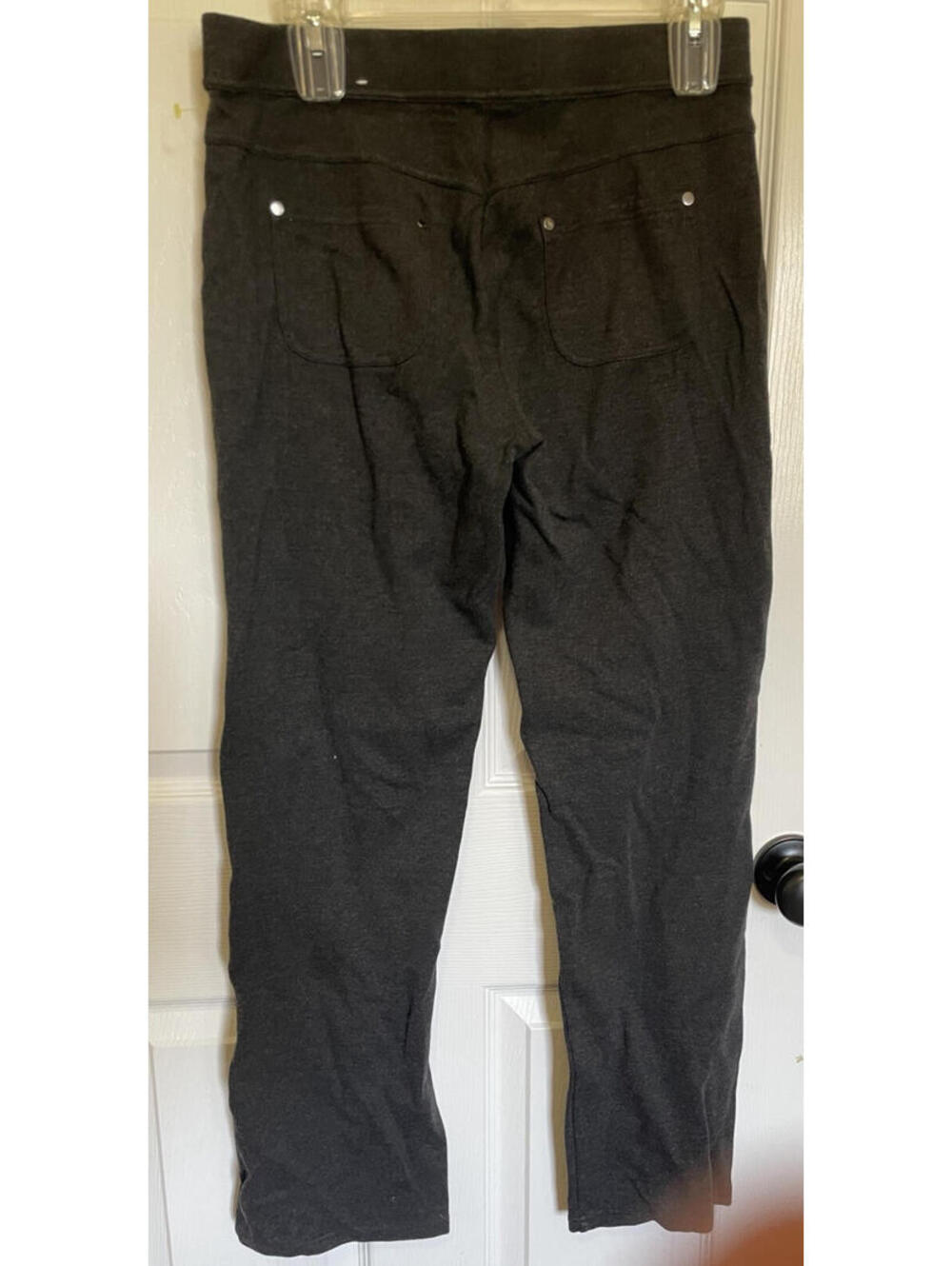 Calvin Klein L Activewear  Charcoal Grey Black Boot Leg - Picture 4 of 7